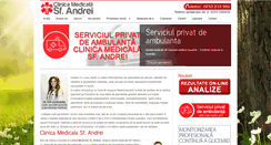 Desktop Screenshot of clinicasfandrei.ro